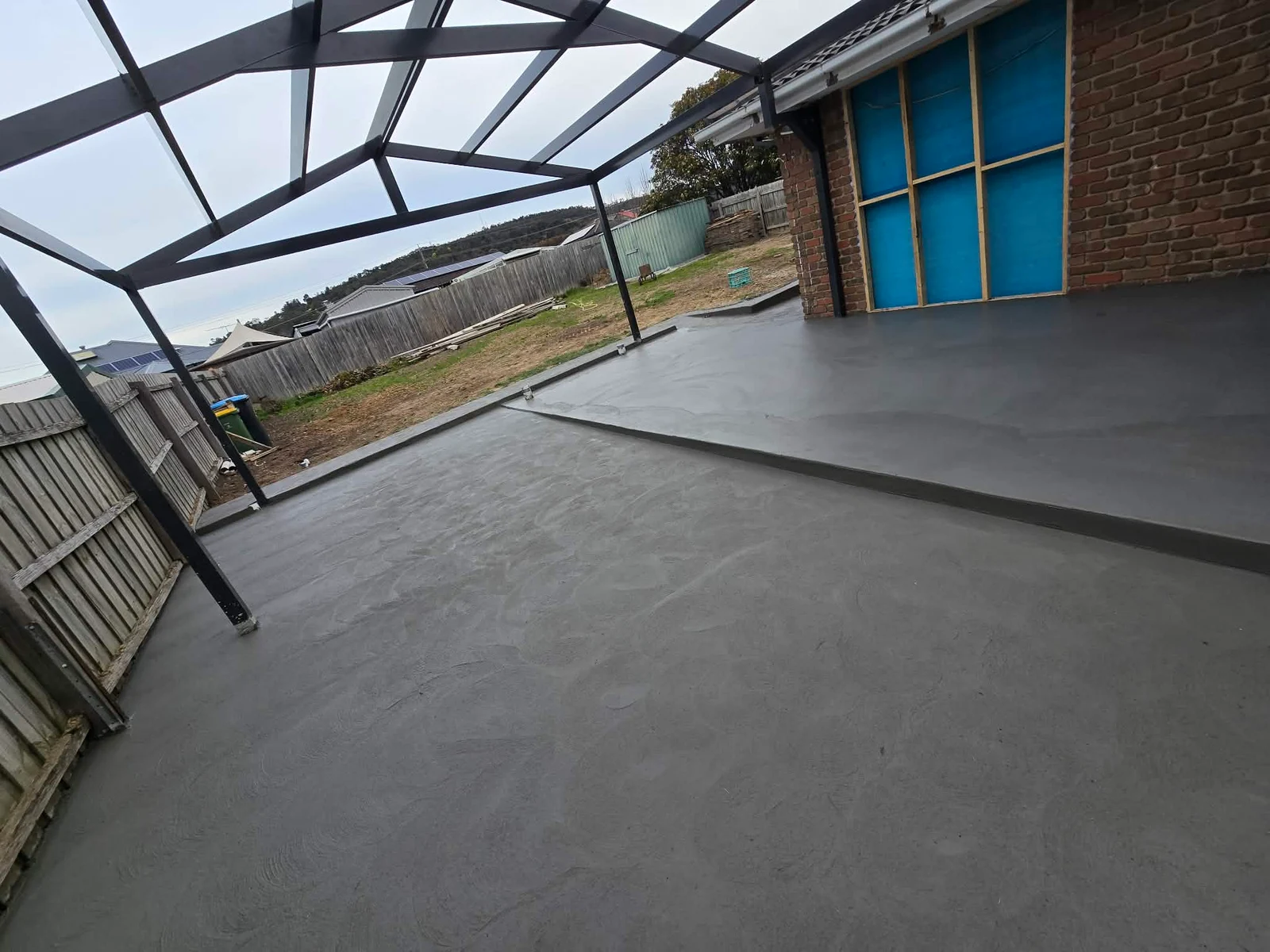 Covered Concrete Patio